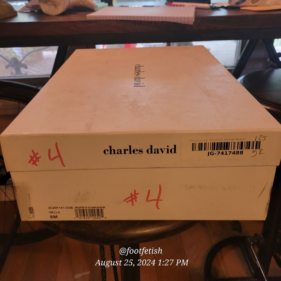 Charles David Nella Faux Shearling & Leather Booties Heeled Designer Boots #4 - Picture 16 of 16